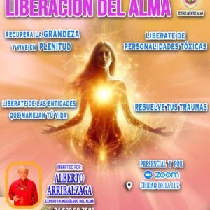 Taller Liberación del Alma |  9, 10, 11 y 12 Octubre de 2025 | En la Ciudad de la Luz (Granada)