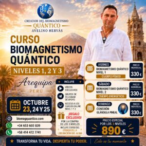 Curso BQ Presencial + Regalo Exclusivo | Arequipa (Perú) | 23, 24 y 25 de Octubre de 2026