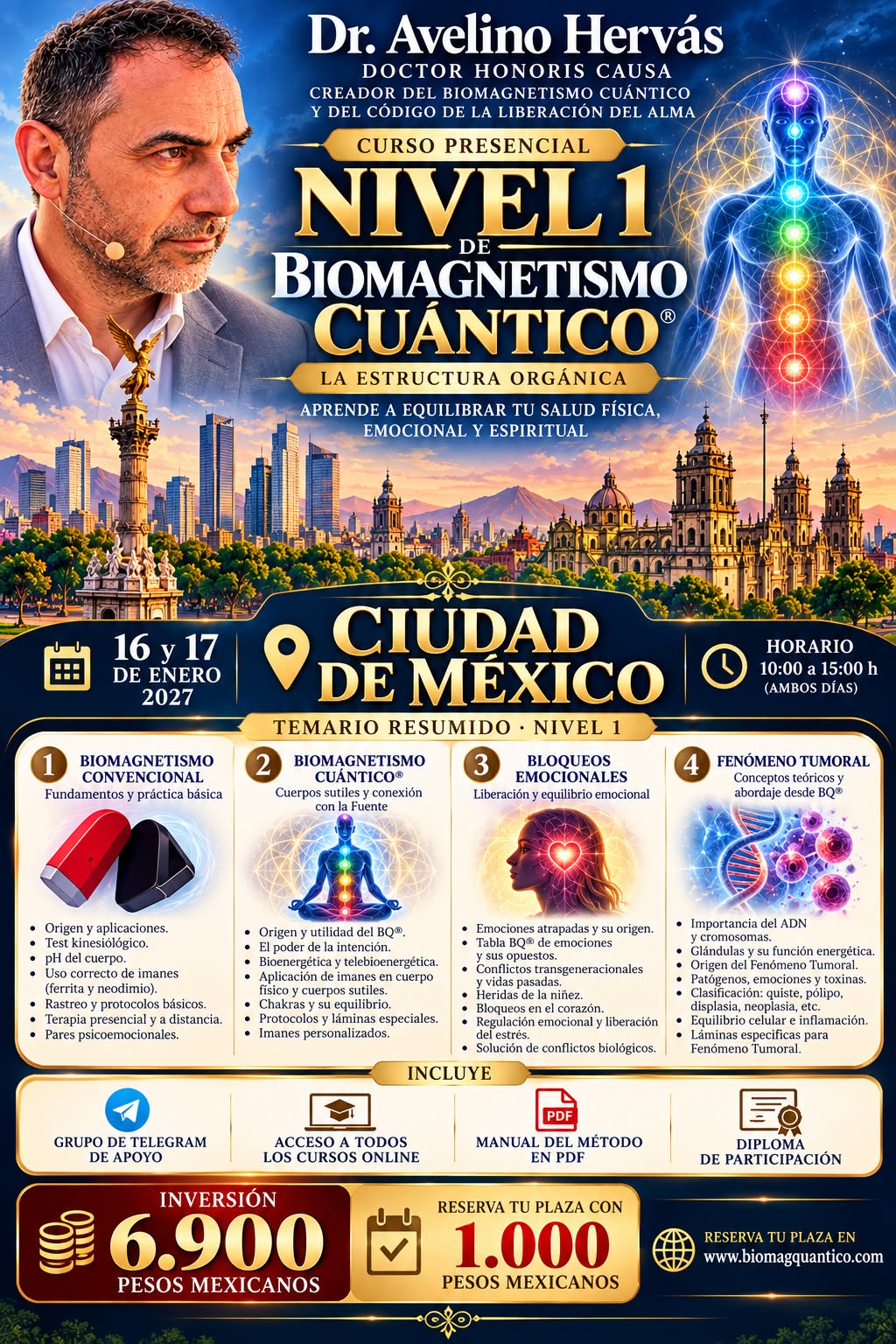Curso Presencial BQ | Nivel 1 (Nivel Físico) - Ciudad de México (México) | 16 y 17 de Enero 2027 - Imagen 1