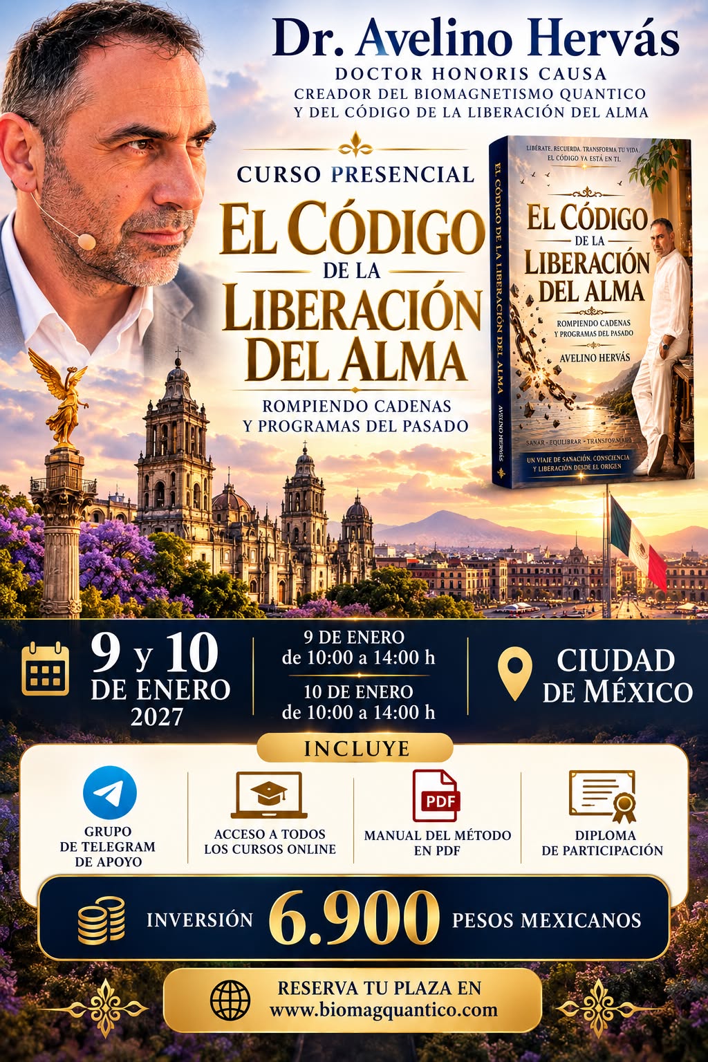 Curso Presencial Exclusivo - El Código de la Liberación del Alma (Ciudad de México) | 9 y 10 de Enero 2027 - Imagen 1